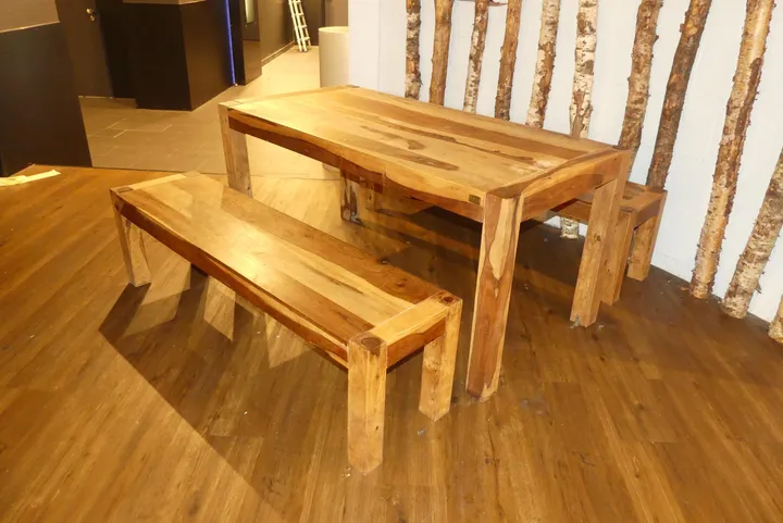 KARE Design - Tisch mit 2x Bank Maße in cm ca. 160 x 81 x 76